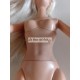 Muñeca Barbie abdomen de latex