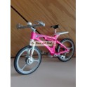 Bicicleta color rosa